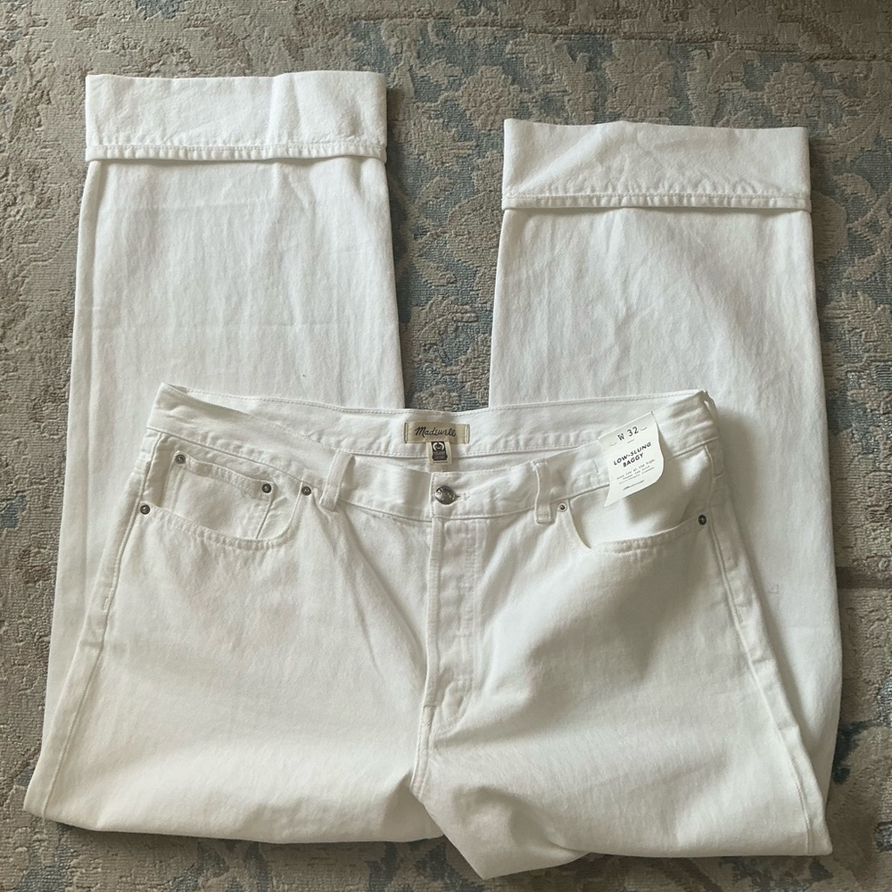 Madewell Crisp White Denim Jeans